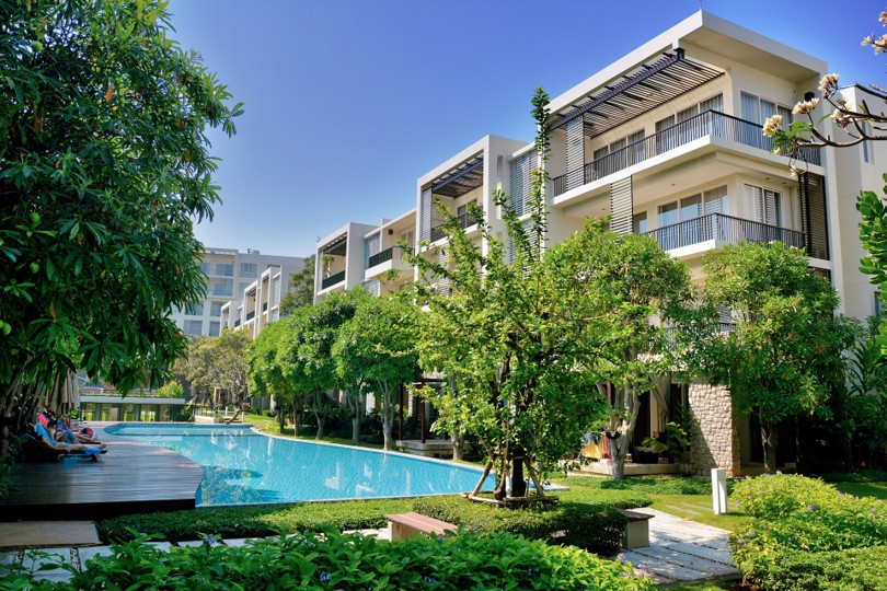 Modern residential development